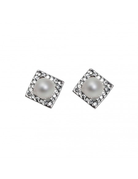 Earrings Kentia Perla Blanca