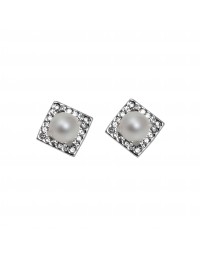 Earrings Kentia Perla Blanca