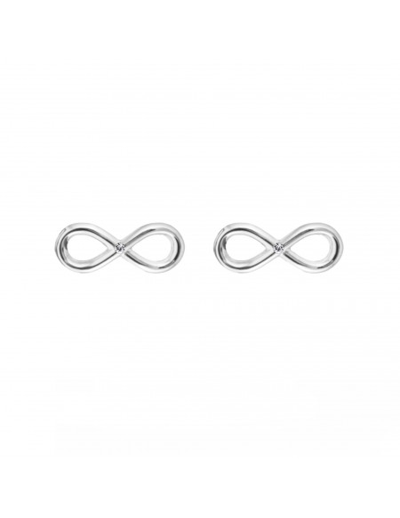 Earrings infinity
